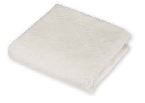 American Baby Company Heavenly Soft Chenille Fitted Crib Sheet - 28" x 52", Ivory, for Boys and Girls