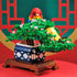 Larcele Micro Building Blocks Set, DIY Mini 3D Toy Bricks, 1496 Pieces KLJM-08 (Potted Plant)