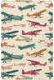 Pigsaly Crib Sheets Airplane Retro Planes Baby Sheet for Standard Crib Mattress Boys