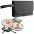 Seeseven Portable Changing Pad for Baby Travel Use, Compact Diaper Change Mat for