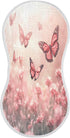 YETTASBIN Pink Butterflies Flowers Muslin Baby Burp Cloth, Super Soft Absorbent Cotton Burp