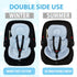 2-in-1 Infant Carseat Insert, Reversible Baby Car Seat Cushion for Newborn Toddler Head & Body Support Car Seat Pad