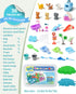 sikmcle 36 2 Set Set 3 4 5 6 7 PCS Pet Sensory Bin with Color of Moldable Sensory Sand,Pet Play and Sandbox