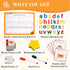 145 PCS Sentence Building for Kids, Sight Word Games Puzzle, Montessori Grammar Reading Game for Kindergarten