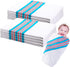 Remerry 16 Pcs Receiving Blanket, 30 x 40 Inch Hospital Blankets 100%