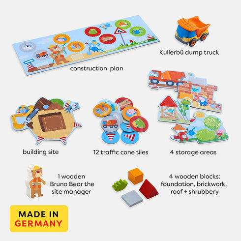 2+ HABA My Very First Games Building Site, A Cooperative Learning Kids Game, Toddler Learning Activities & Games