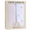 Elys & Co. Crib Sheets Baby Girl Fitted Crib Mattress Sheet Set,