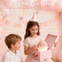 Rechargeable/Dimmable/Timer,LED FAMIDUO Penguin Night Light, Cute Pink Penguin Lamp with Knit Hat, Soft Silicone