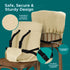 Portable High Chair by Baby Pick- Foldable High Chair for Travel with Adjustable Shoulder Straps- Compact Harness Seat