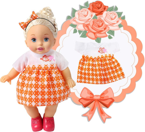 N\A Set 6 12-14-16 Inch NA BOBO Clothes of for Alive Lovely Baby Doll Clothes Dress Outfits Costumes Dolly Pretty Doll