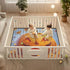 GuoChe Cozy 50'' 50'' Autumn Pumpkin Halloween Harvest Food Soft Thick Baby Activity Play Mat for Indoor Outdoor