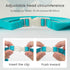 FUNUPUP Baby Shower Cap for Kids, Baby Bath Shampoo Visor Cap Hair Washing Shield Adjustable Silicone Bath Hat