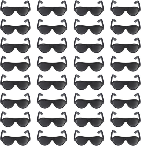 TOYANDONA 80pcs Doll Sunglasses, Miniature Sunglasses Costume Accessories for Dollhouse Crafts
