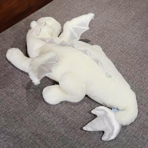 Blue Green Pink White Dragon Plush Stuffed Animal for Kids, Small Medium and Large Sizes Available
