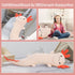 MaoGoLan Giant Axolotl Plush Stuffed Animal, Huge Pink Axolotl Body Pillow for Kids and Adults