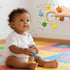 2 Pack 0-3 3 6-12 Sensory Toys for Babies, Baby Teething Rings Toys for Months Baby Rattle Teether Silicone Teether