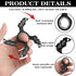 Spinner Keychain Fidget Toy for Adults, Portable Keyring Spinner for Teens and Adults