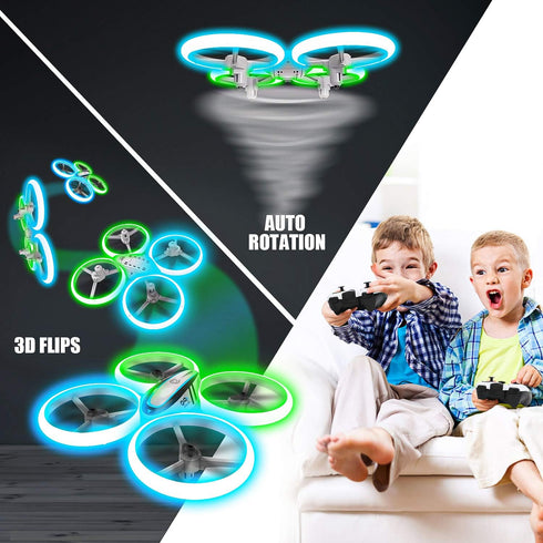 Q9s Drones for Kids, RC Drone with Altitude Hold, Headless Mode, 2 Batteries, Remote Control for Easy Flying