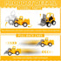 36 Set Set) Sosation Pcs Construction Party Favors Engineering Trucks Small Digger Truck Toys Pull Back Vehicles Mini