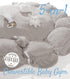 5-in-1 Tummy 6 Thick & Plush Baby Play Gym, Baby Play Mats for Floor, Time Mat with Toys, Convertible Stage-Based