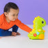 Bright Starts Go, Go, Dino Crawl & Count Activity Toy for Infants, Rolls, Lights Up, Plays Music, Ages 6 Months+