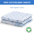 100% 28x52 Inch (Pack 2), Delta Children Fitted Crib Sheets for Girls and Boys - Organic Cotton Crib Sheet for Standard