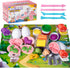 DOLIVE Rabbit Playdough Sets for Kids Ages 3-5, 5 Animal 3D Toys