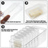 Wopgrty Breastmilk Storage Container, Freezer Flattener Kit, Breastmilk Storage Container, Plastic Storage Bins