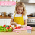28PCS Set Set 16PCS Set) Toddler Knife - Kids Knifes for Real Cooking, Wooden Kids Kitchen Knife with Gloves Cutting