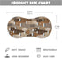 decor gift 4 Pack 22x11in Cotton Neutral Burp Cloths Easy Care Naughty Ocean Brown Bear Milk Spit Up Cloth for Gender