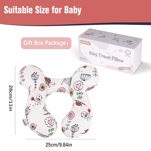 KAKIBLIN Baby Neck Pillow, Upgraded Baby Support Pillow,Babies Head Pillow,Neck Support Pillow for for Car Seat