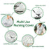 DILIMI Baby Car Seat Cover & Nursing Pillow Cover - Green Leaf Design