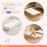 10 23" 51", Pcs Cot Sheets for Daycare, X White Daycare Cot Size Sheet with Corner Elastic Loops for Child Boys Girls