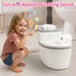 TOSGN 3-in-1 6 Toddler Potty Training Toilet, for Ages Months+, Realistic Potty Training Seat with Flushing Sound
