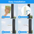 ILORVIUN Closet (White-Count 4) Childproof Sliding Glass Door Lock, Baby Safety Slide Window Locks for Kids Proof Patio