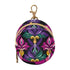 YETTASBIN Mardi Gras Portable Pacifier Holder Case with Metal Hook Buckle & Zipper