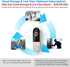 Lunelyx 2.4G Lunely Wireless Video Doorbell Camera, Smart Outdoor Surveillance Cam, Live View, Cloud Storage, AI Human