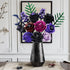 Set 14 546PCS HOGOKIDS Flowers Bouquet Building - Mother's Day Purple Roses Botanical Collection Building Block