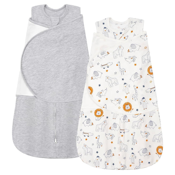 ZIGJOY Sleep Sack Swaddle 1.0 Tog Baby Wearable Blanket 100% Cotton Baby