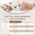 6-Pack (27" 27") 3-Layer Maliton Muslin Swaddle Blankets for Newborn, Breathable Receiving Blanket x Soft Baby Blankets