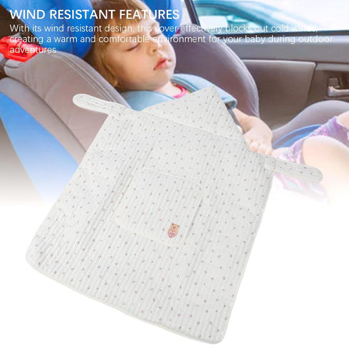 Cozy Baby Carrier Cover with Pocket for Winter Outings
