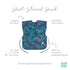 3-7 Bumkins Short Sleeve Smock, Toddler Reusable Waterproof Bib for Girls and Boys Ages Years, Junior Childrens, Kids