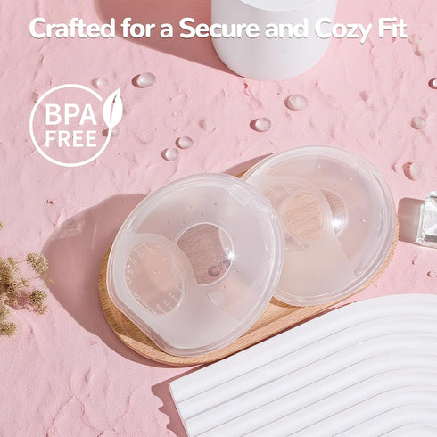 Silicone(2.03oz,2 Counts) Breast Milk Collector, Milk Collectors for Breastfeeding, Reusable Breast Milk Shells