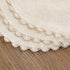 GZMM Baby Bib for Girls, Reversible Waterproof Handmade Natural Cotton Drool Bib 2 Pack (off-white, 0-12 months)