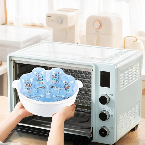 Generic Microwave Cleaner for Baby Bottles | Microwave Steam Cleaner for Baby Bottles | Breastfeeding Storage Steamer