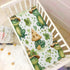 Haskirky 27 39 inches Cute Frogs Baby Crib Sheets for Boys Girls Soft Breathable Elasticity Fitted Unisex Crib Sheet