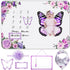 Chumia 6 Pcs Baby Monthly Milestone Blanket for Girl 60" x 40"