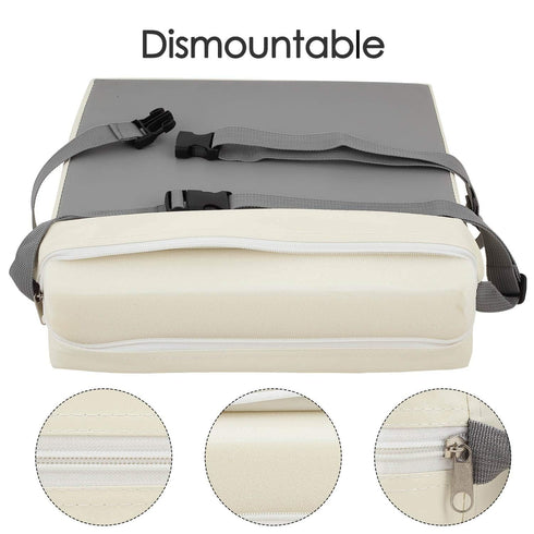 Booster Seat for Kitchen Chair - PU Waterproof Toddler Booster for Dining Table, Portable Travel Increasing Cushion