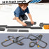 Glorryearst 4 Sets 7,8,9-12 Slot Car Racing Track for Kids with Cars Battery or Electric Powered Dual Racing Game