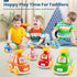1-3, 6 Pack 1 2 12-18 TooyBing Press and Go Car Toys for Toddlers Animal Baby Car Toys for Year Old Boy, Push Go